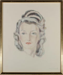 Boris Smirnoff (1903 - 2007) - Mid 20th Century Watercolour, Floating Head