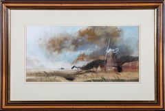 John Scarland (b.1947) - 1991 Watercolour, The Windmill