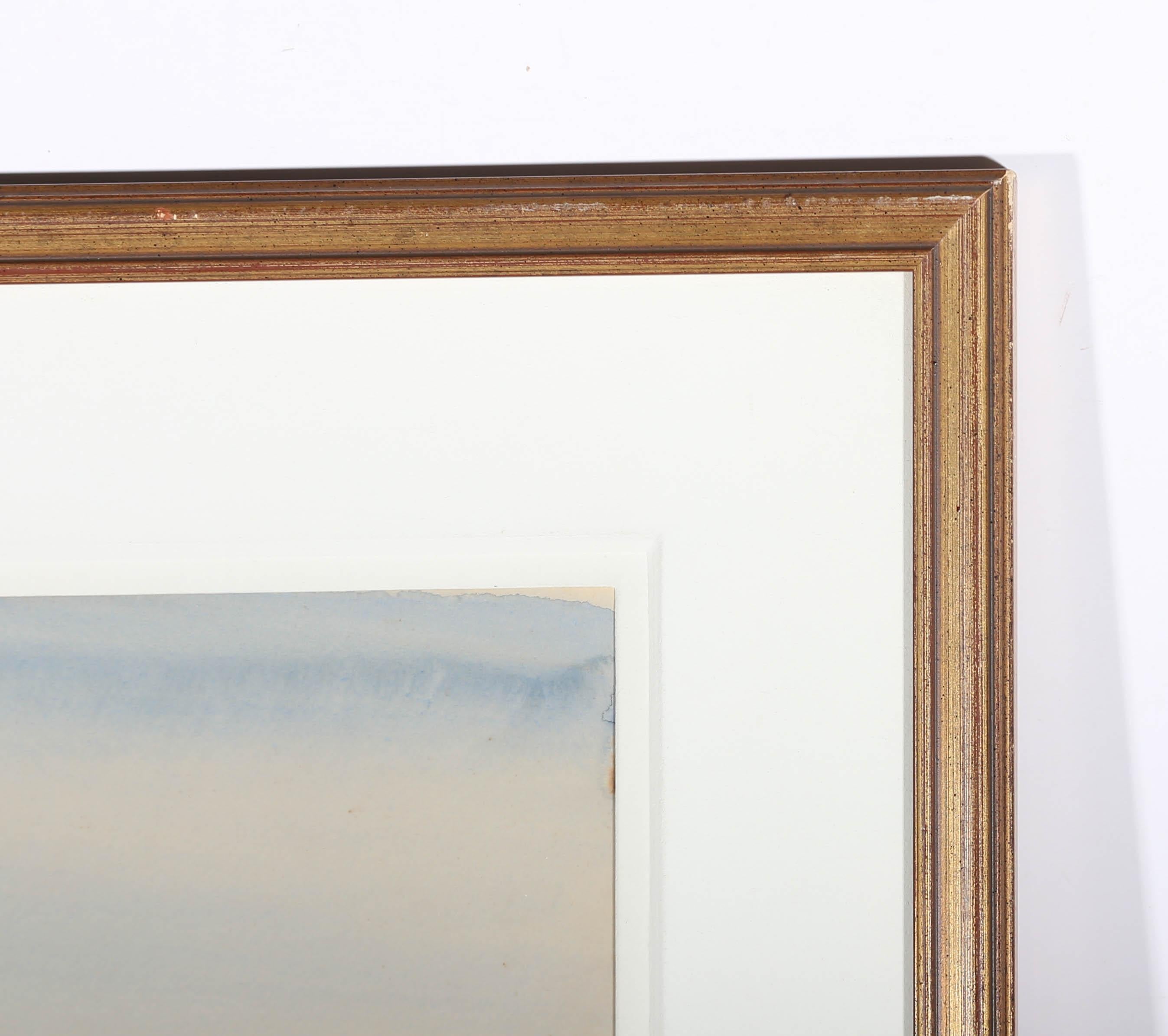 Aquarelle du XXe siècle - Aegina Shore en vente 1