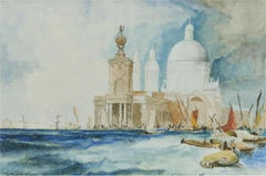 Clifford John E. after Clarkson Stanfield - 1920 Watercolour, The Dogana