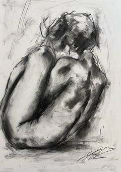 Difference, Drawing, Charcoal on Paper