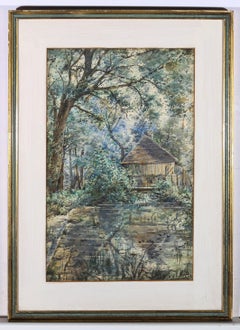 Mozola - Signed Mid 20th Century Watercolour, Houlgate, France