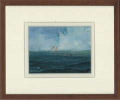 Arthur Bradbury (1892-1977) - Signed Mid 20th Century Gouache, Sailing Together