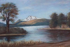 James W. Ferguson (fl.1915-1963) - 20th Century Pastel, Ben Lomond in Winter