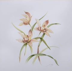 Jan Mere - 1996 Watercolour, Orchids