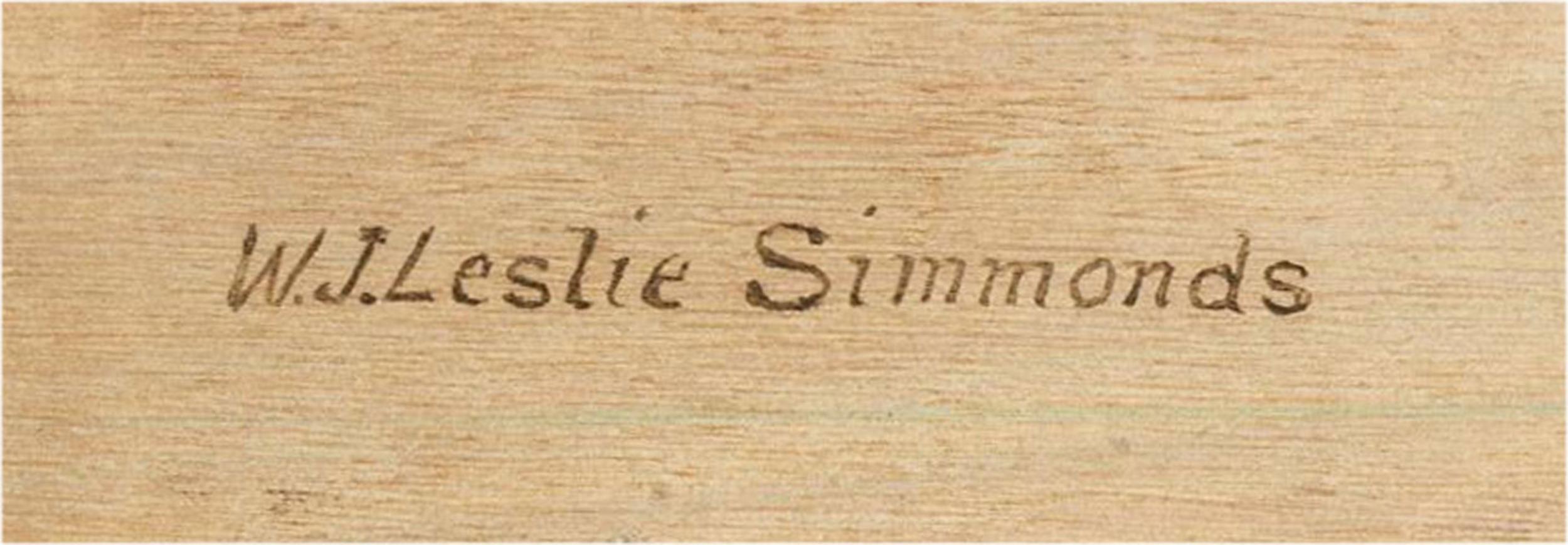 W.J. Leslie Simmonds - Dessin au stylo et à l'encre du XIXe siècle, The Landlord & Farmer en vente 3
