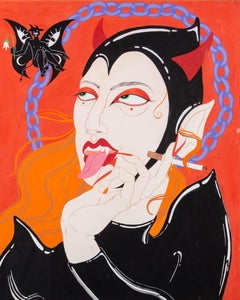 Isabelle Mulvany - 2021 Gouache, Feeling Devilish