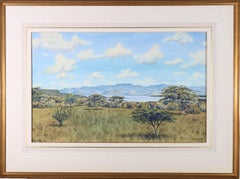 A. R. Swift - 1978 Watercolour, Across The Savannah