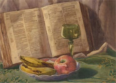 G. Inglis - Mid 20th Century Watercolour, Still Life With Fruit
