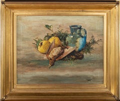 F. S. Hall - 1918 Oil, Fruit and Birds