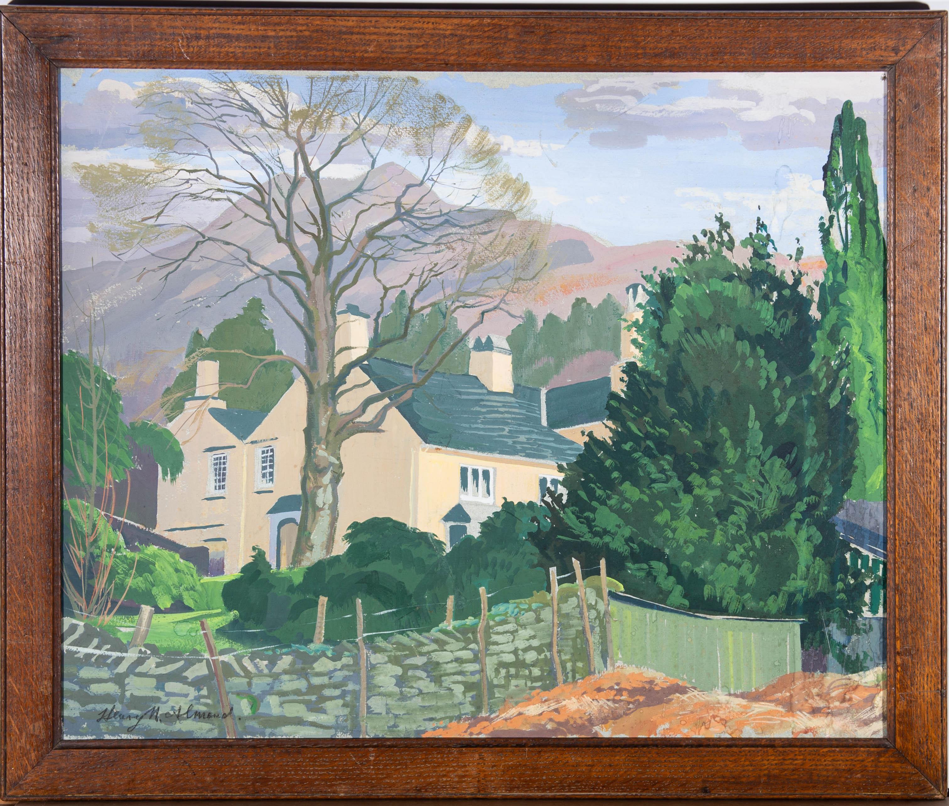 Henry Almond (1918-2000) - Signed Mid 20th Century Gouache, The Country Cottage