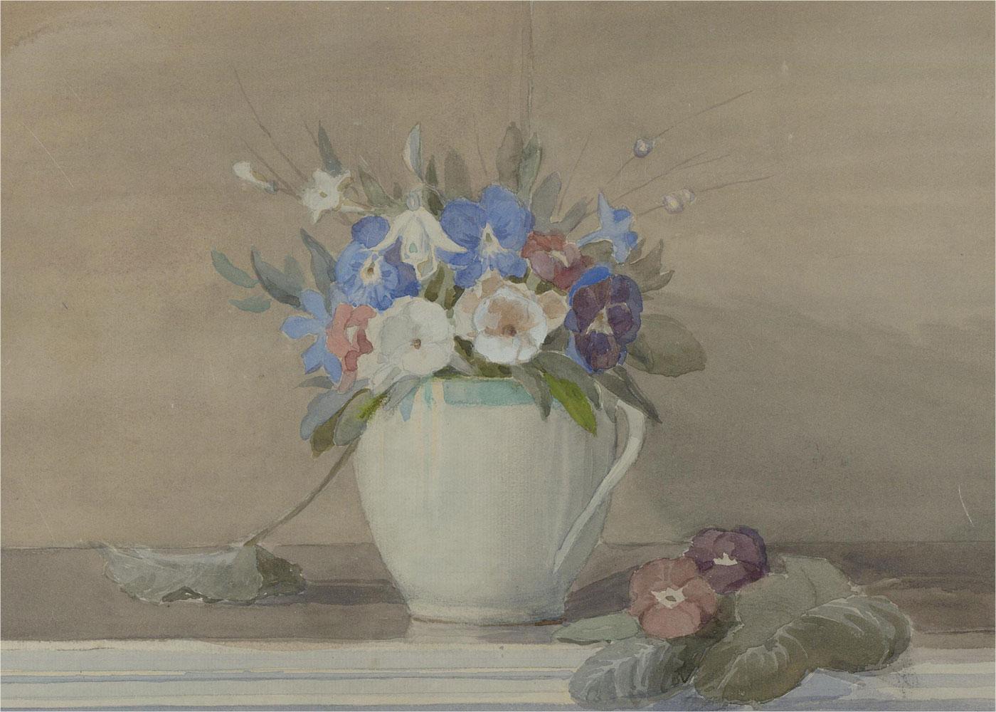 Circle of Katherine Cameron - 20th Century Watercolour, Still Life For Sale 1