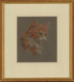 Sally Trueman - 20th Century Pastel, Ginger Kitten