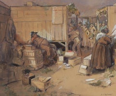Frederick Charles Winby (1875-1959) - Watercolour, Back of The Stalls