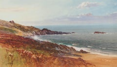 John Shapland (1865-1929) - Watercolour, On The Coast Near St. Ives