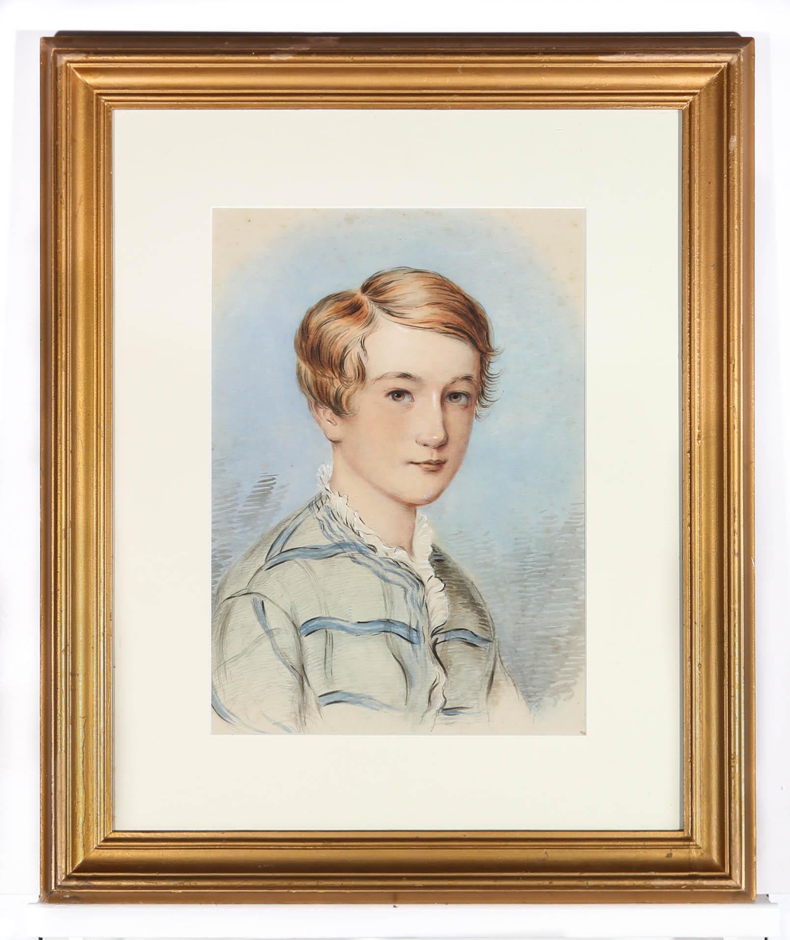 1852 Watercolour - Portrait of Master Clement Henry Clarke 1