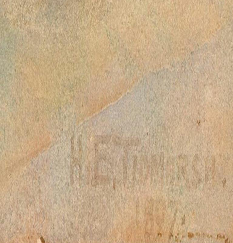 Henry Edward Tidmarsh (1855-1939) - 1887 Watercolour, Unrequited Affection For Sale 2