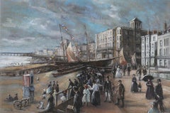 John Cundy - Framed Mid 20th Century Pastel, The British Seaside