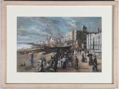 John Cundy - Framed Mid 20th Century Pastel, The British Seaside