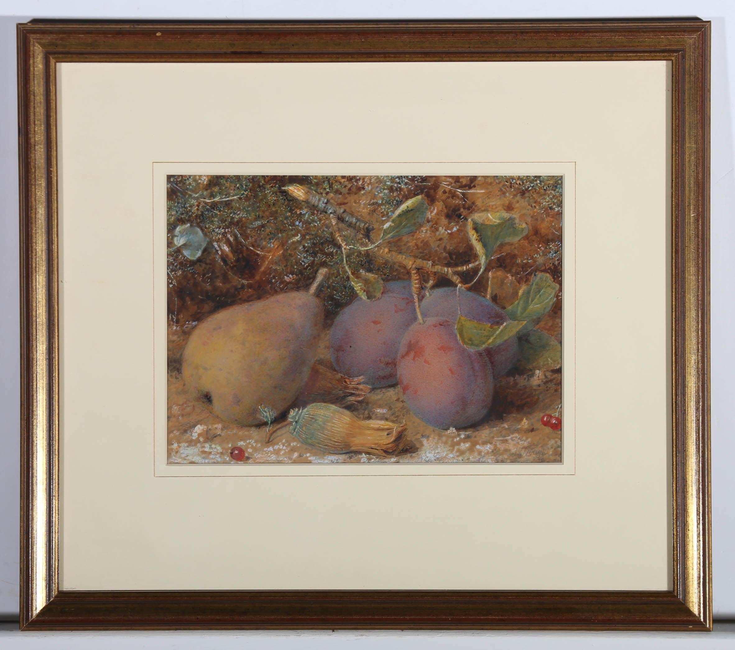 William Hough (1819 - 1897) - Mid 19th Century Watercolour, September's Bounty 1