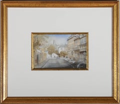 Simon B. Hodges (b.1956) - Framed 20th Century Watercolour, Upper Church Street