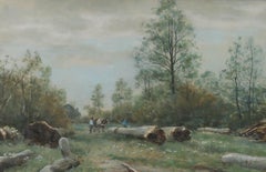 Johan Hendrik Doeleman (1848-1913) - Framed Dutch School Watercolour, Timber