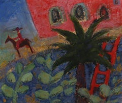 Judy Willoughby - Framed 20th Century Gouache, Mexican Charro