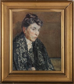 G. Norman Tapp - 1909 Aquarell, Die Mutter des Künstlers