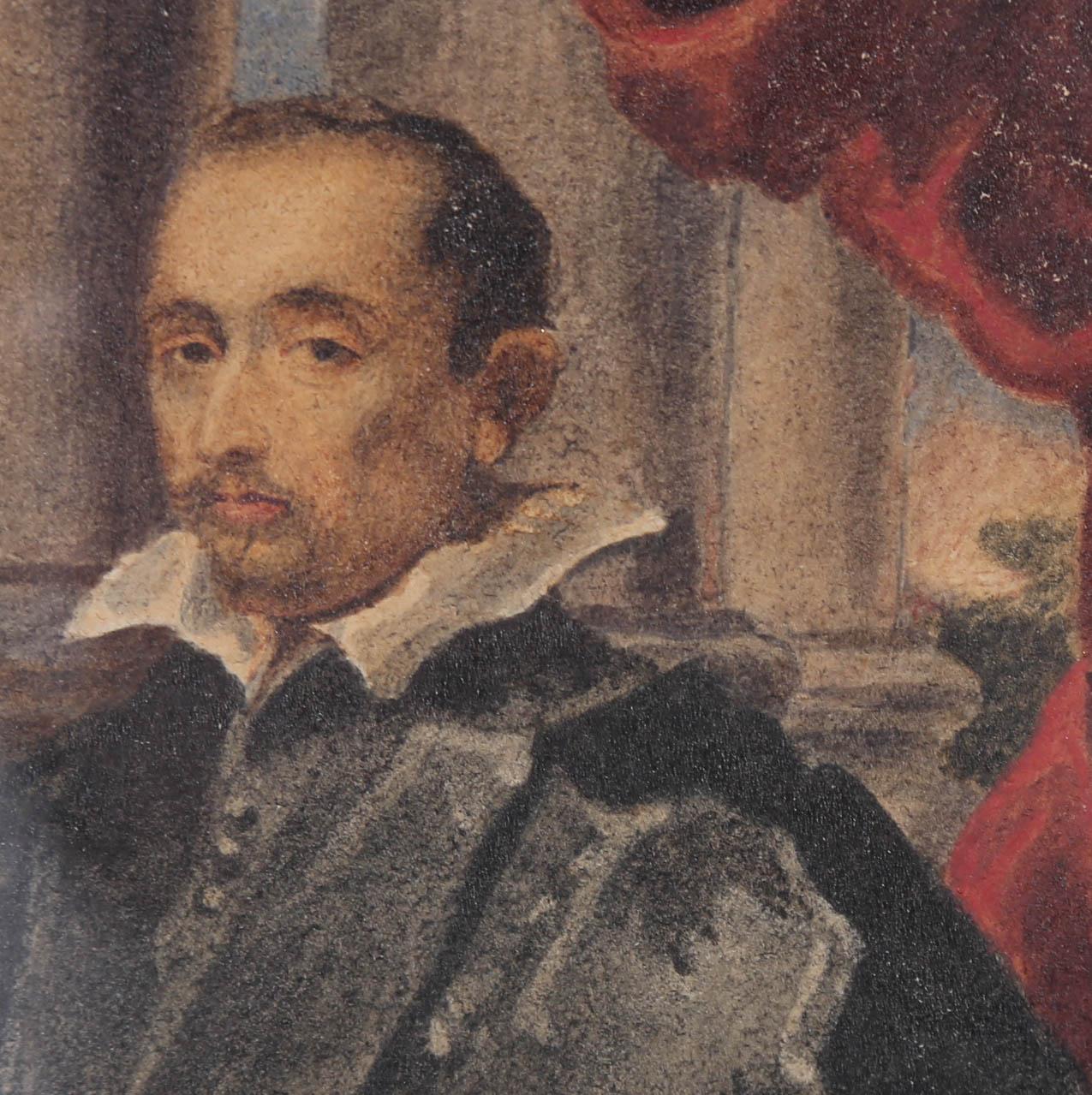19th Century Watercolour - Portrait of a Spanish Nobleman For Sale 3