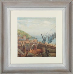 Vintage G.E Breary - Mid 20th Century Watercolour, Wash Day
