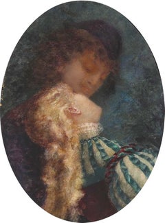 Jeanne Madeleine  - 1982 Watercolour, Sous Les Branches