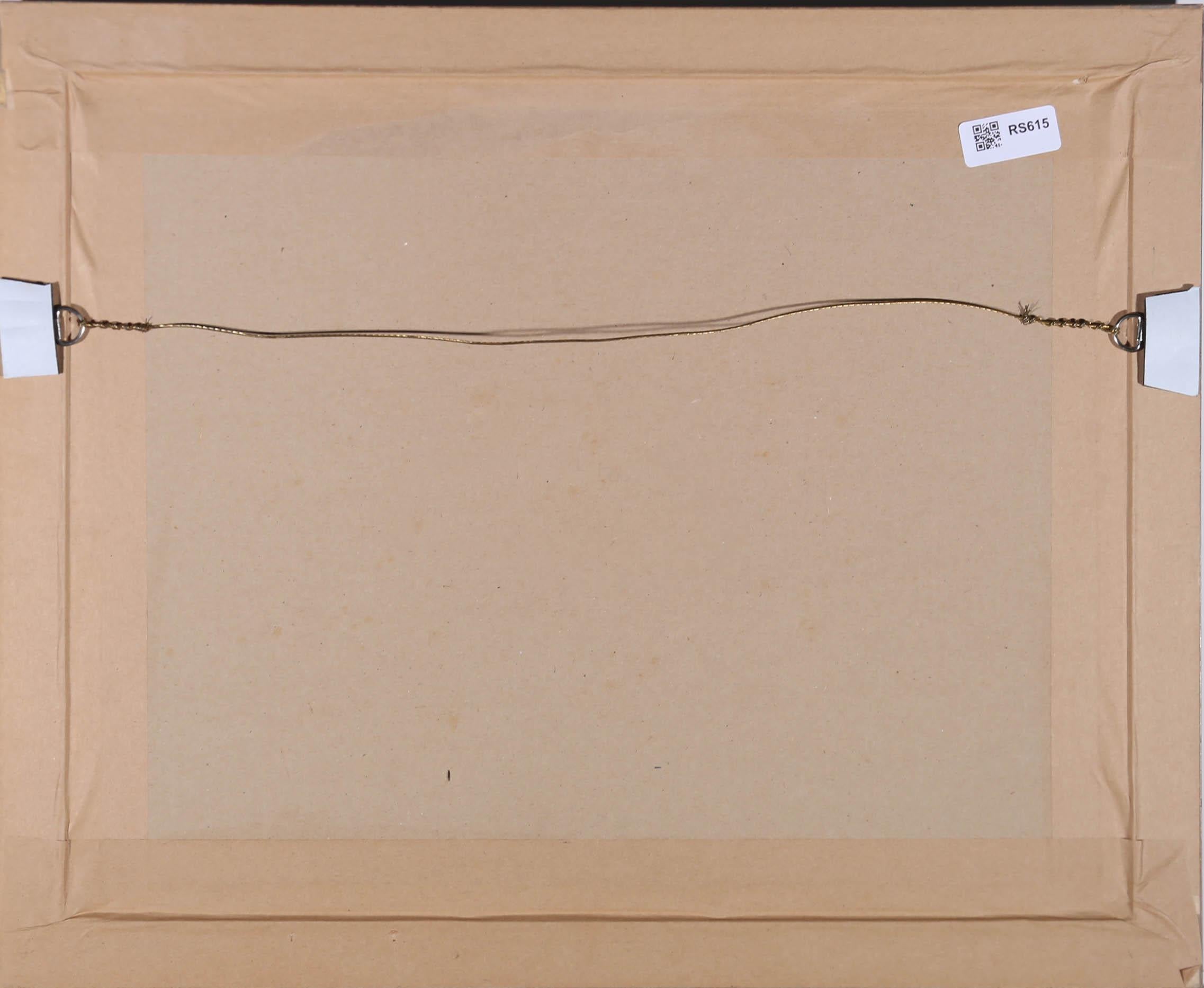 Jerzy Faczynski (1917-1995) - Aquarelle et encre de 1948 encadrée, La classe de vie 3