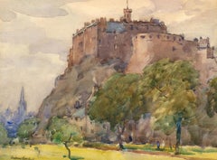 Andrew Archer Gamley RSW (1869-1949) - Fine Watercolour, Edinburgh Castle