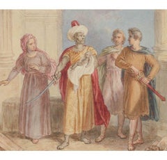 Attrib. John Massey Wright OWS (1777-1866) - 19thC Watercolour, Titus Andronicus
