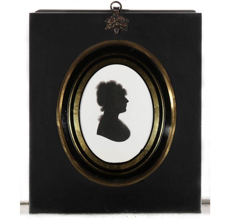 Attrib. John Miers - Pair of Miniature 18th Century, Silhouettes 1