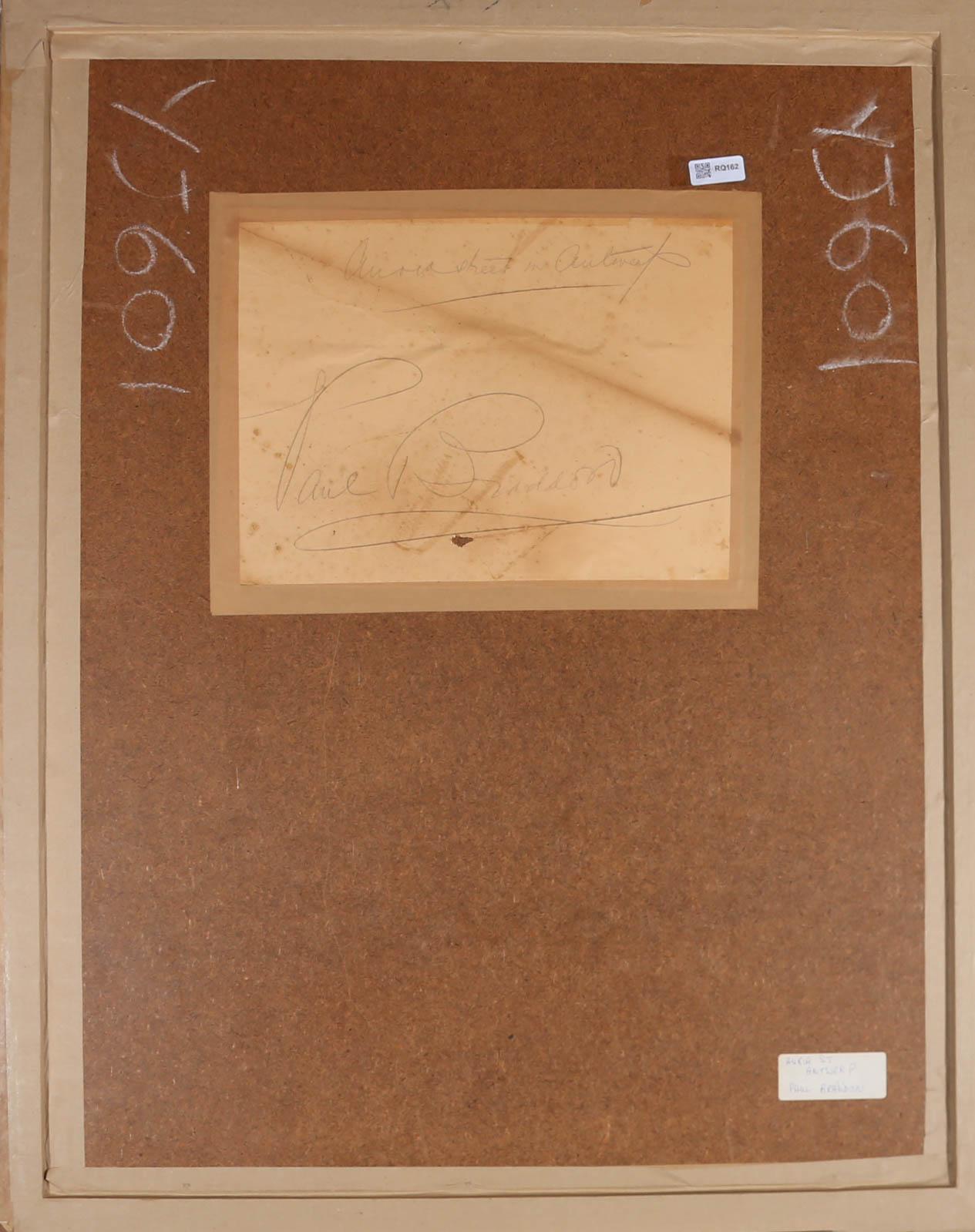 Paul Braddon (1864-1938) - Acquerello incorniciato della fine del XIX secolo, Anversa 2