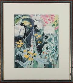 Richard Pottas (b.1951) - Framed 1984 Watercolour, Through an Insect's Eye