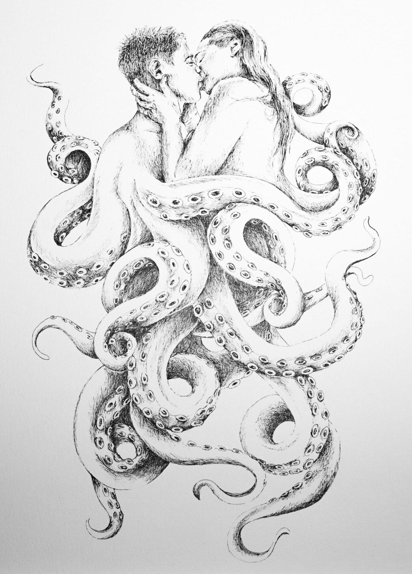 Underwater Love - Art by Belinda Salden