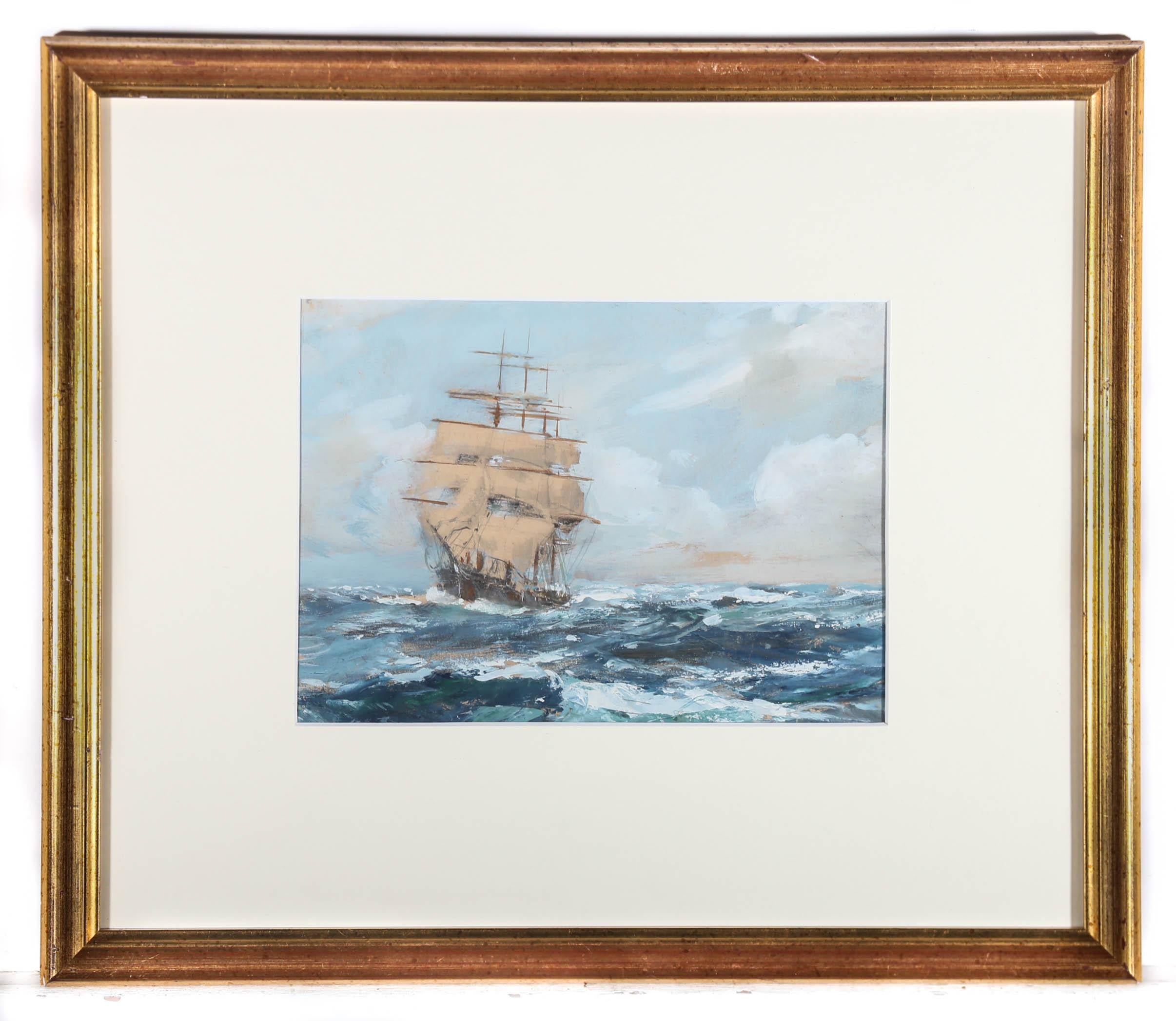 Wilfred Knox (1884-1966) - Framed Gouache, All Alone For Sale 2