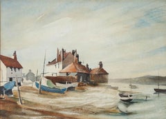 Vernon de Beauvoir Ward ARBA (1905-1985) - Framed Watercolour, Fishing Village