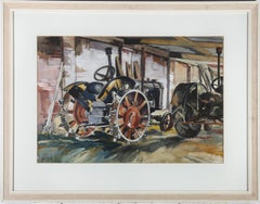 Used E.J.W - Framed 20th Century Watercolour, Great Coates