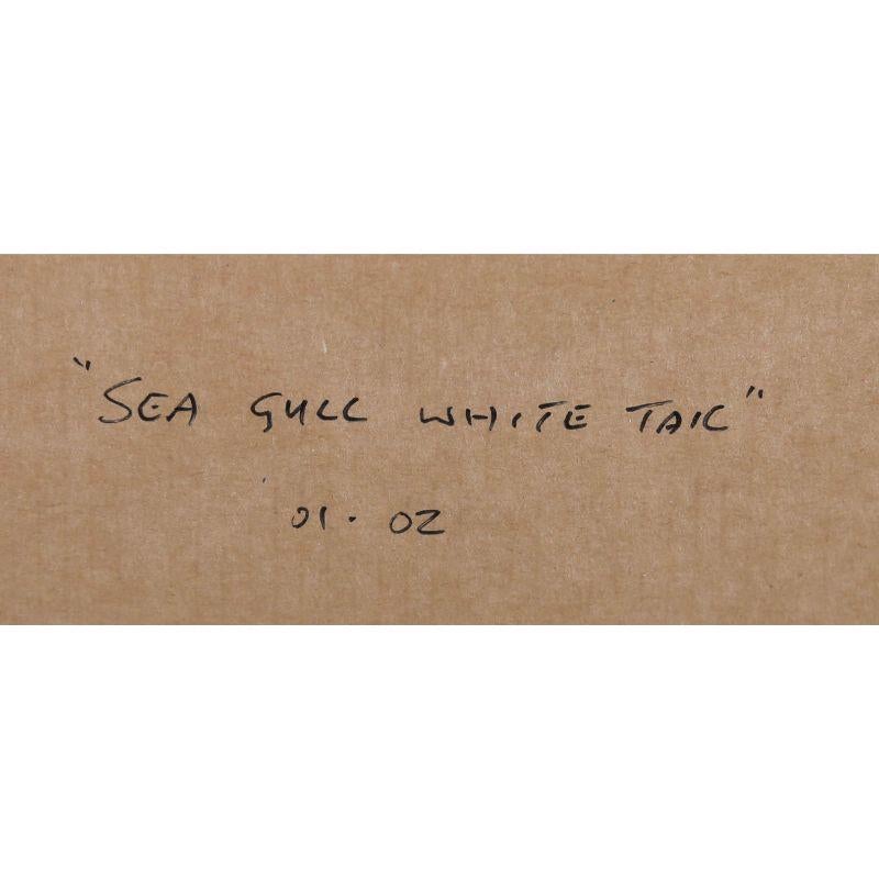 Gerahmtes zeitgenössisches Aquarell von Michael Davies (geb. 1947) mit weißem, tailliertem See Gull im Angebot 4