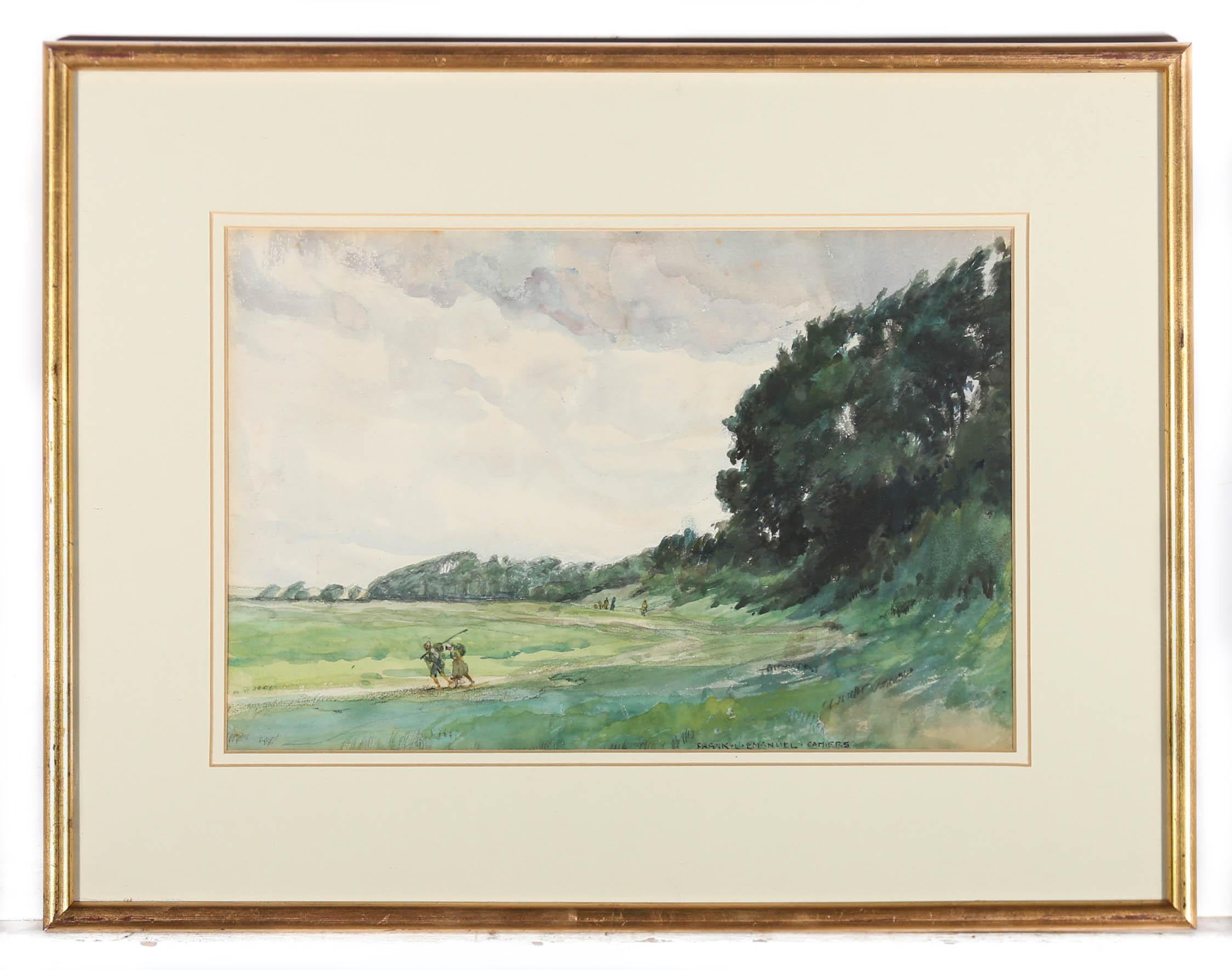 FRANK LEWIS EMANUEL (1865-1948) - Small Pencil Drawing