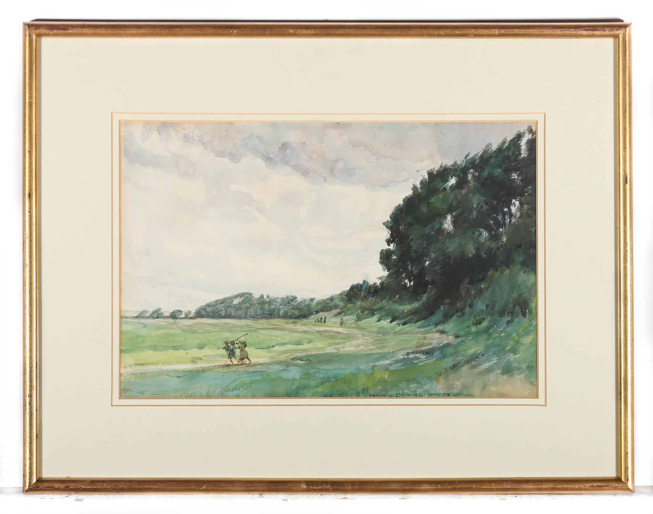 Frank Lewis Emanuel (1866-1948) - Framed Early 20th Century Watercolour, Camiers 2