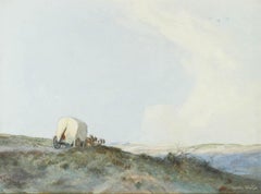 William Tatton Winter (1855-1928) - Watercolour, Travelling Caravan