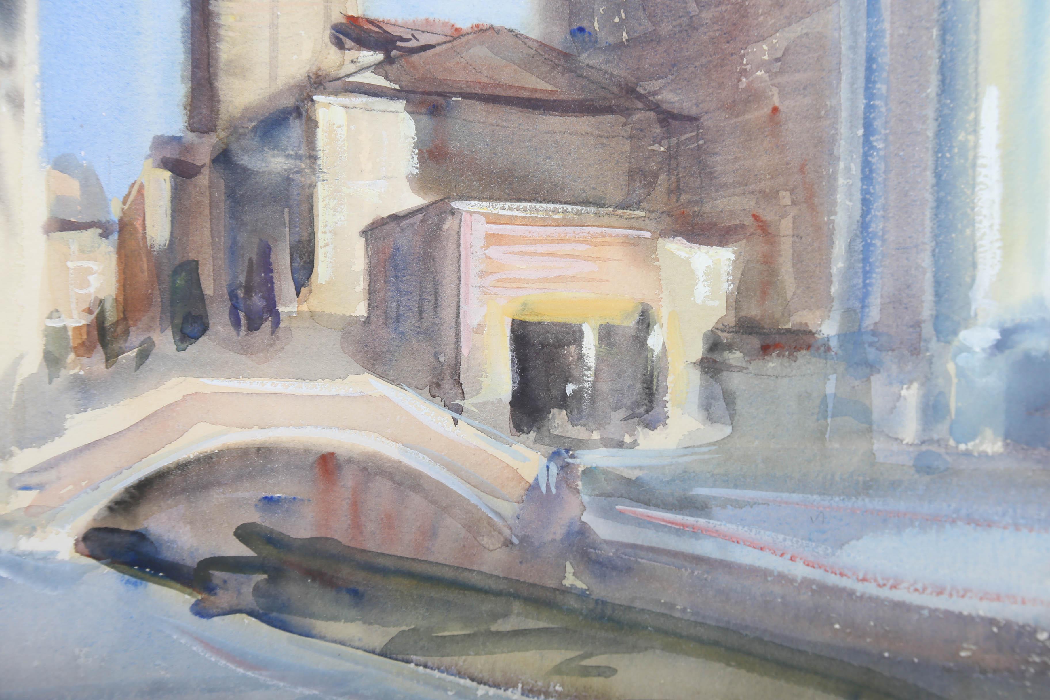 Anthony Bream (nato nel 1943) - Acquerello del XX secolo, Chiesa di San Barnaba 4