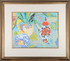 Tanya Short (1955) - 1998 Oil Pastel, Spanish Coffee Pot