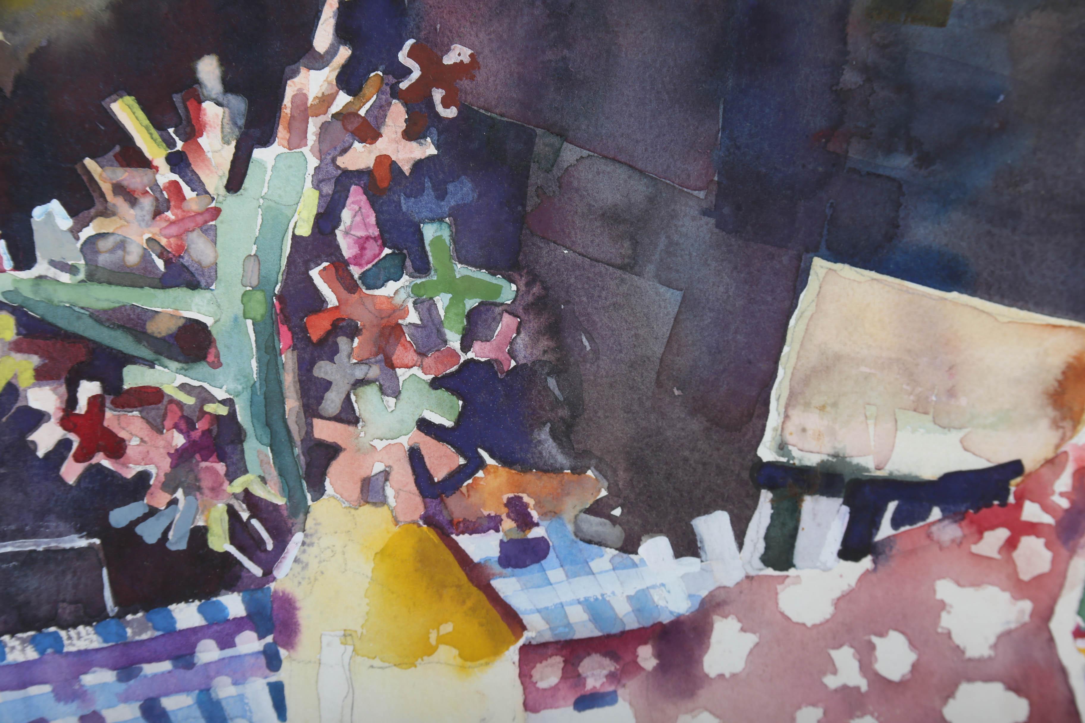 Ray Banks  - 20th Century Watercolour, Enigma For Sale 4