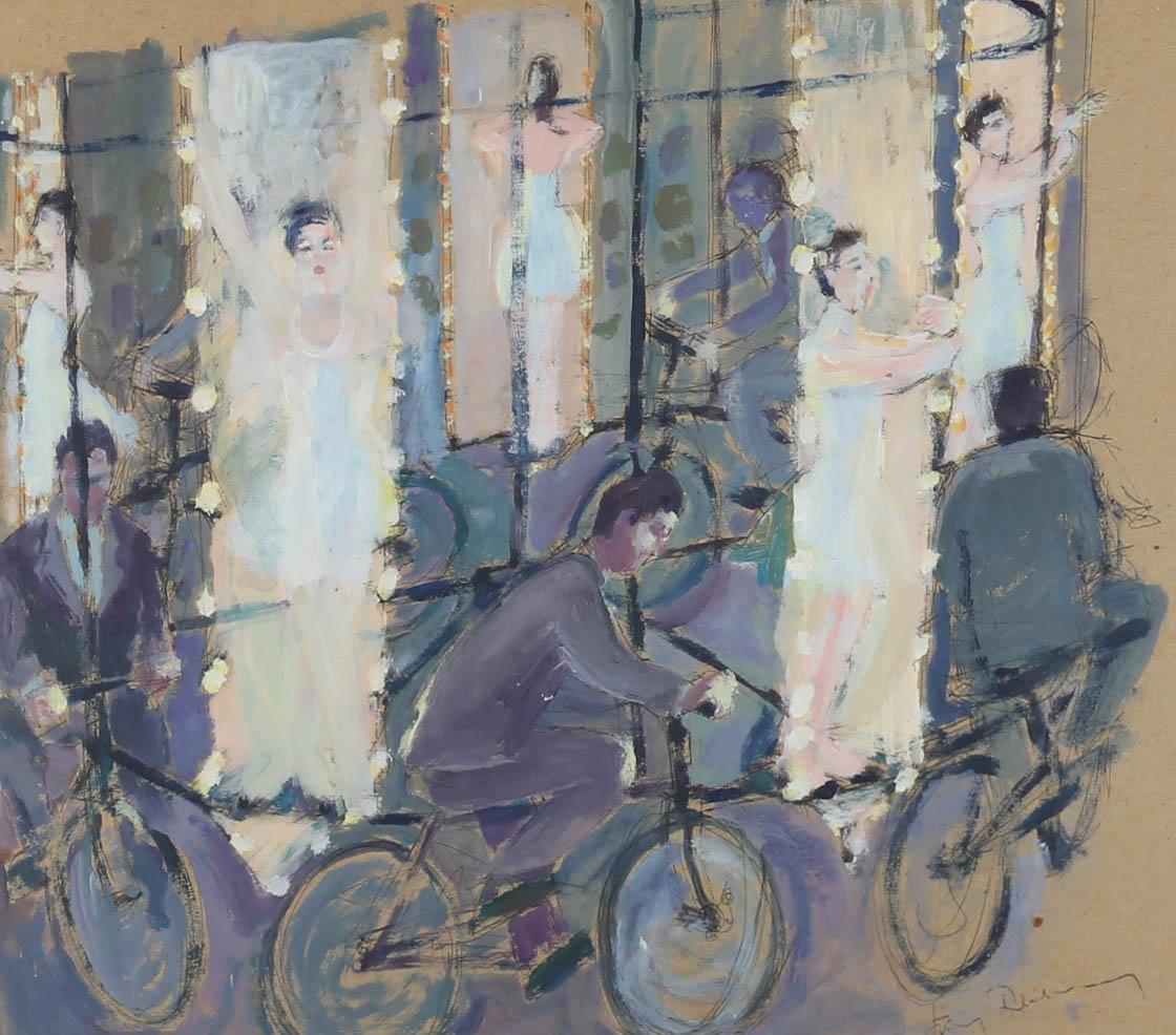 Judy Dewsbury - Guazzo del XX secolo, Illusione in vendita 1