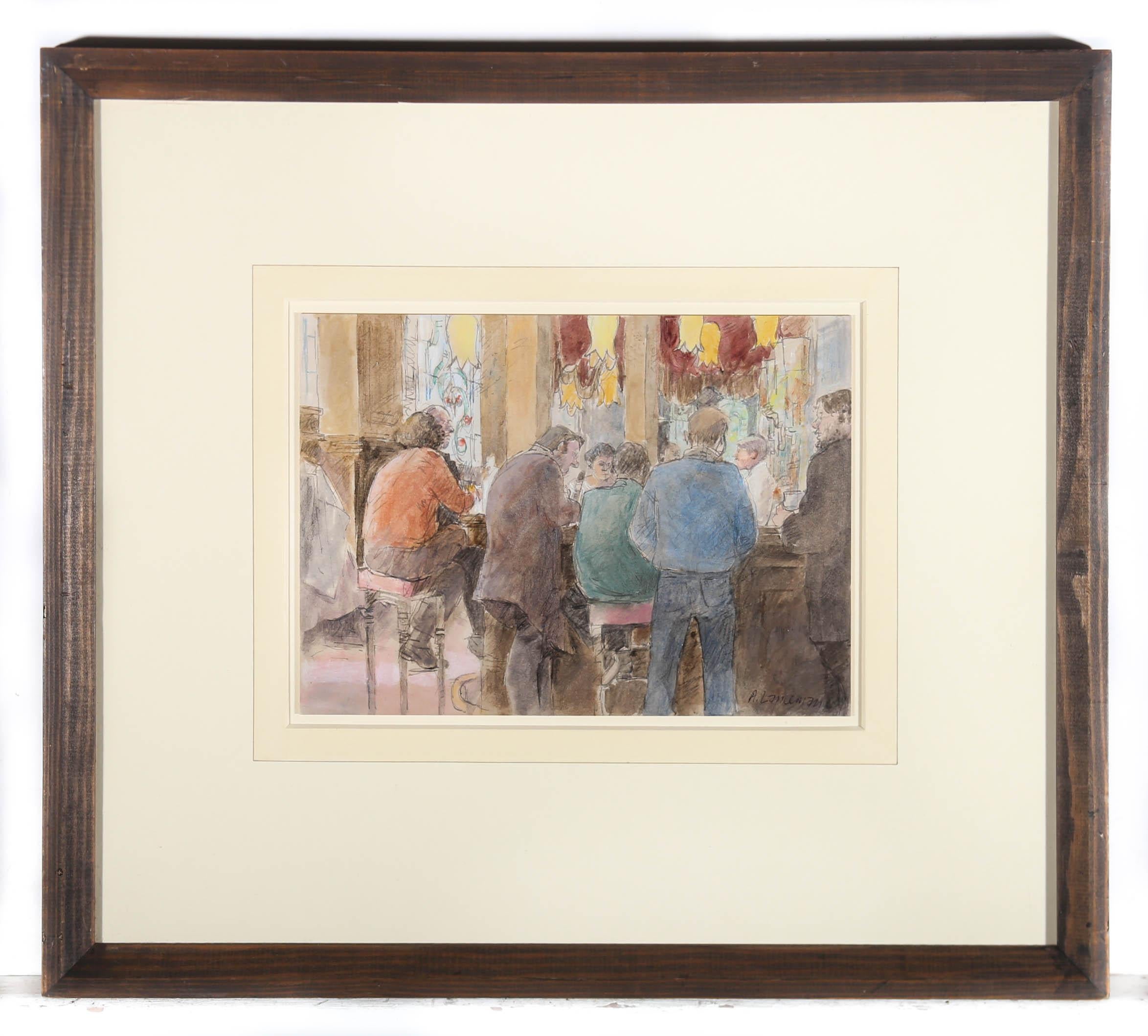 Audrey Lanceman (b.1931) - 20th Century Watercolour, The Pub For Sale 2
